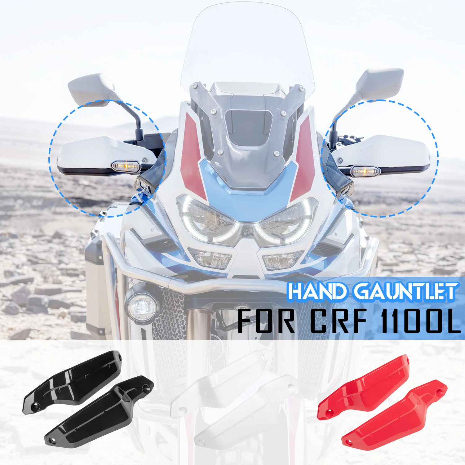 

Handguard Hand Guard Screen Shield Cover For Honda CRF1100L Adventure Sports 2020-2024 X-ADV 750 2021-2025 XL750 Transcalp 2023