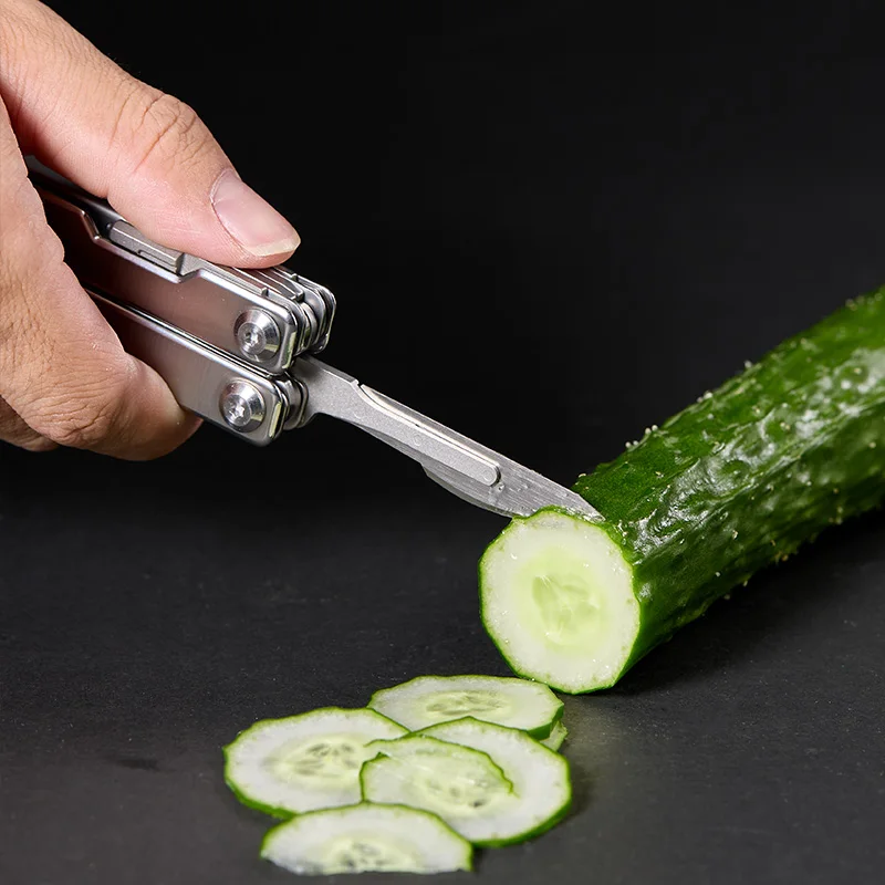 SWISS TECH Mini Scissors Multitools Scissors Folding Combination Tool EDC Survival Equipment