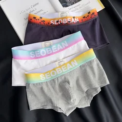 SEOBEAN Brand Men's Boxers Underwear Cotton Camouflage Boxers Shorts Sexy Low-rise Male Underwear Boxers Panties