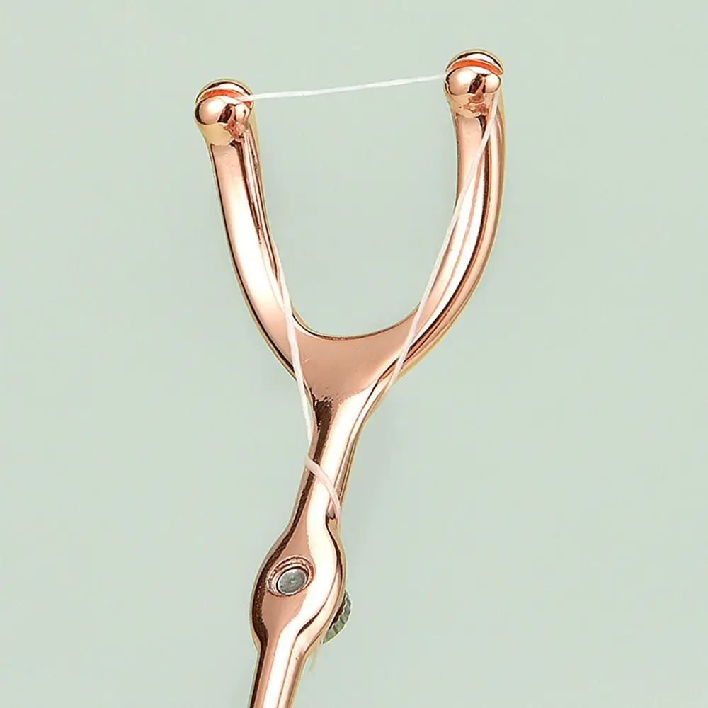 

Portable Stainless Steel Toothpick Set Handle Y Shape 50M Tooth Flossing Durable Reusable Oral Cleaning Tools Outdoors