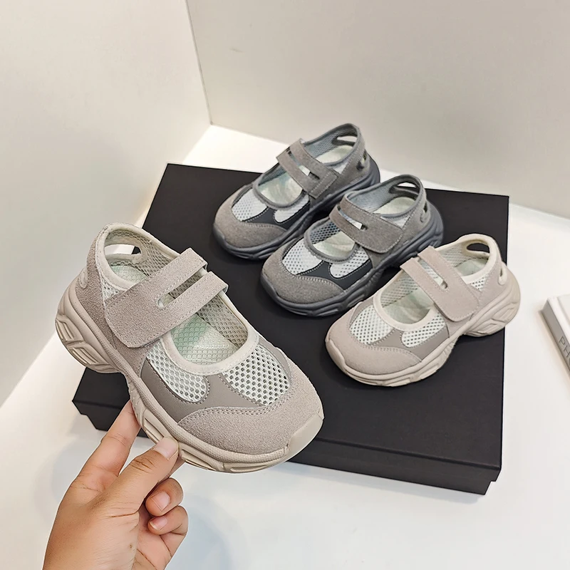 Children Sport Sandals Air Mesh Fashion Kids School Running Shoes Breathable Boys Causal Sandals Hollow Out