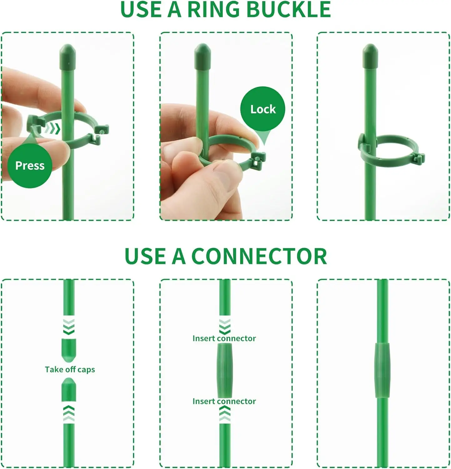 Ajustável Planta Proteção Bracket, Potted Suporte, reutilizável Bonsai Stake Stander, Fixação Ferramenta Suprimentos, 5pcs