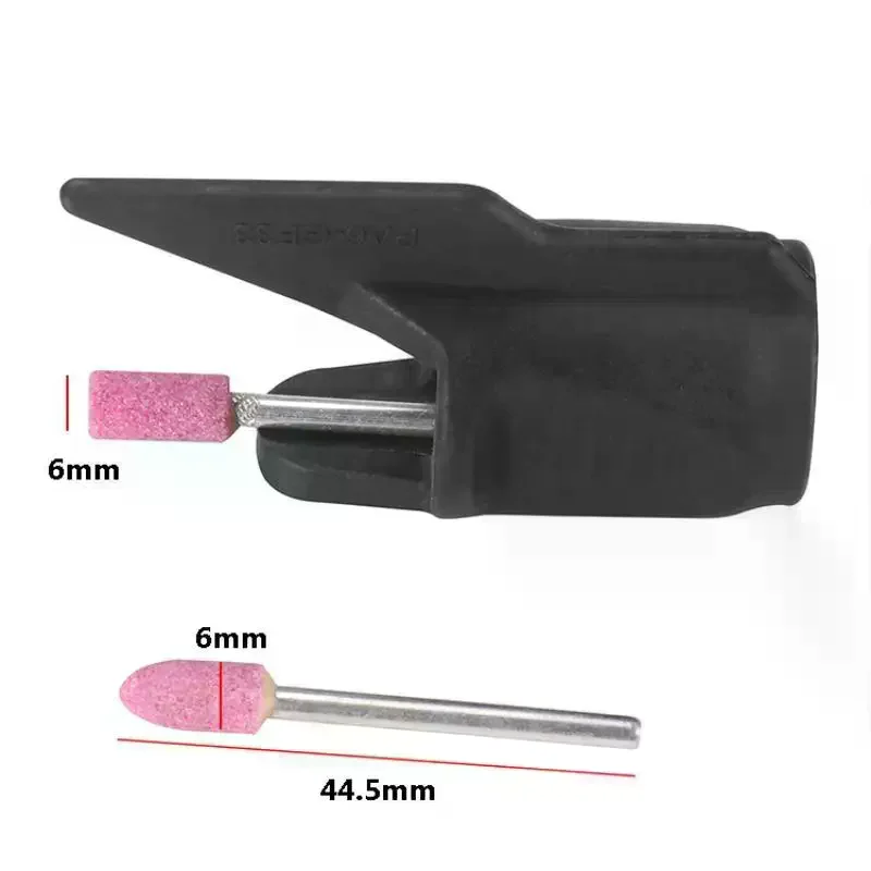 Electric Grinder Chamfer Adapter Tool Kit Corundum Grinding Head Sharpener Accessory For Metal Polishing Deburring
