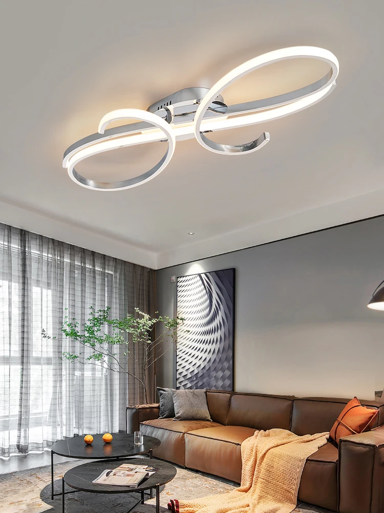 Luxe sfeervolle woonkamer slaapkamer plafondlamp moderne eenvoudige high-end LED eetzaal plafondlampen creatieve huisverlichting - afbeelding 2