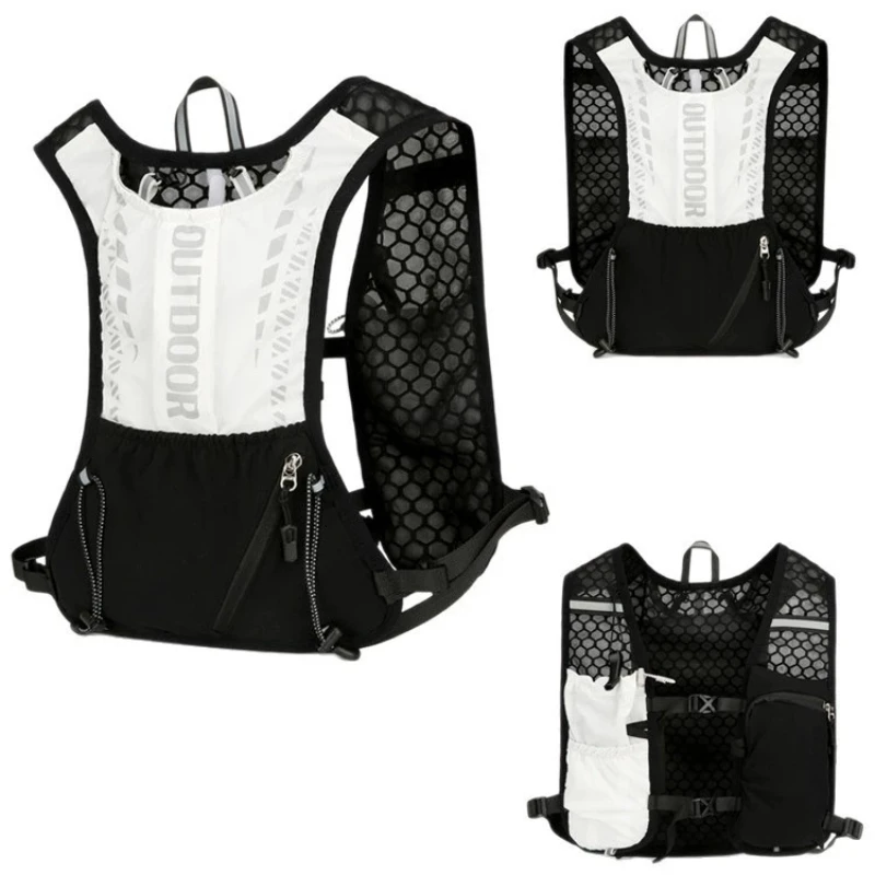 Outdoor-Trinkrucksack Laufweste mit Wasserblase Tagesrucksack für Wandern, Trailrunning, Radfahren, Rennen, Marathon