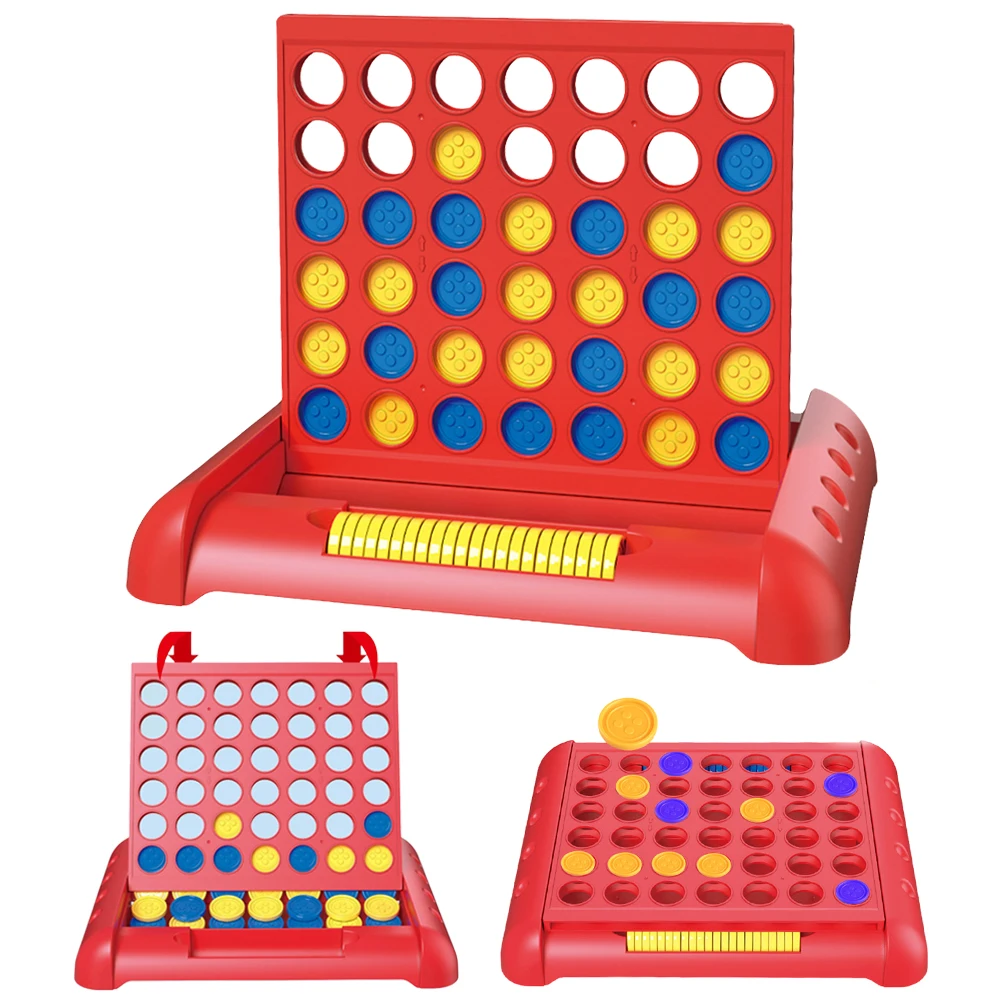 

Настольная игра «Четыре в ряд» для детей и взрослых, развивающая, семейная, для путешествий, головоломка