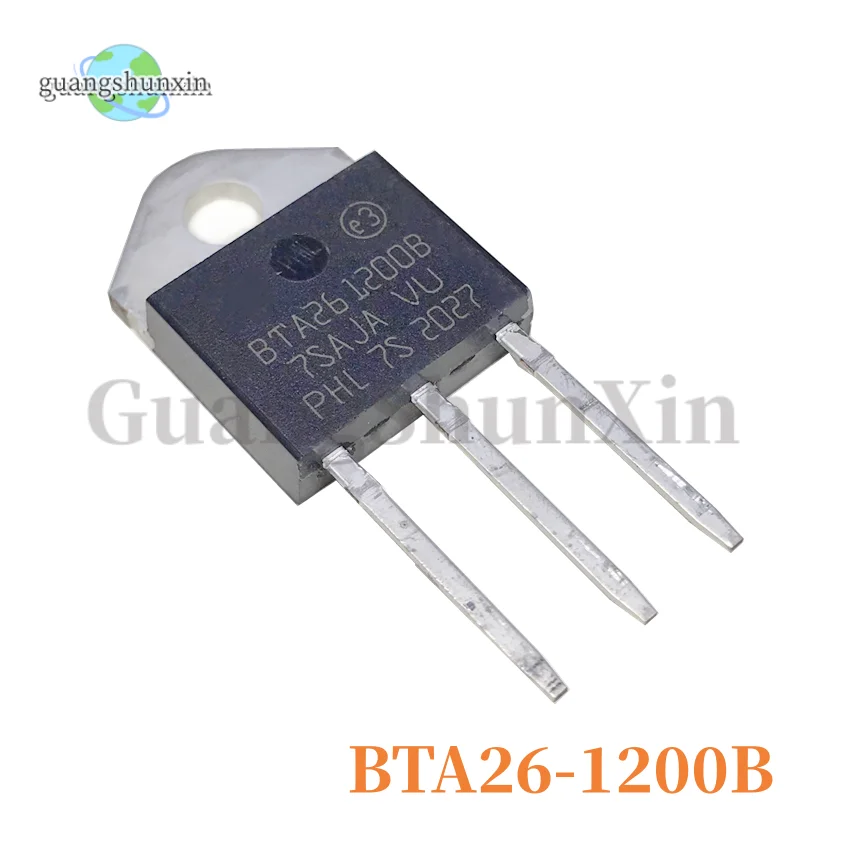 Imagem -06 - Triac de Alta Potência Bta26600b Bta26700b Bta26800b Bta261200b Bta26-600bw Bta26900bw Bta41-1000b Bta41-1200b To3p 10 Pcs