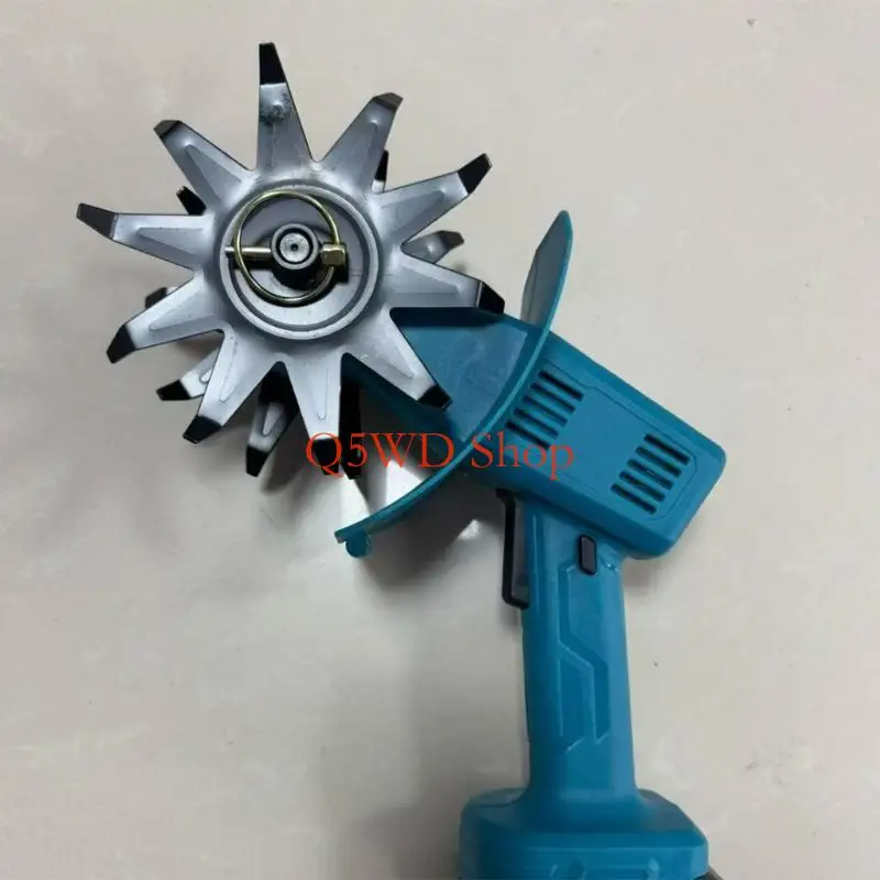 Q5WD Handheld Tiller Cultivator Electric Tiller Battery Powered Cultivator for 18/21V view 2