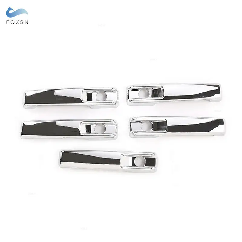 For Mercedes Benz G Class W463 W464 G65 G55 G63 G500 G550 2004-2021 5pcs Car Exterior Door Handle Cover Accessories Trim Silver