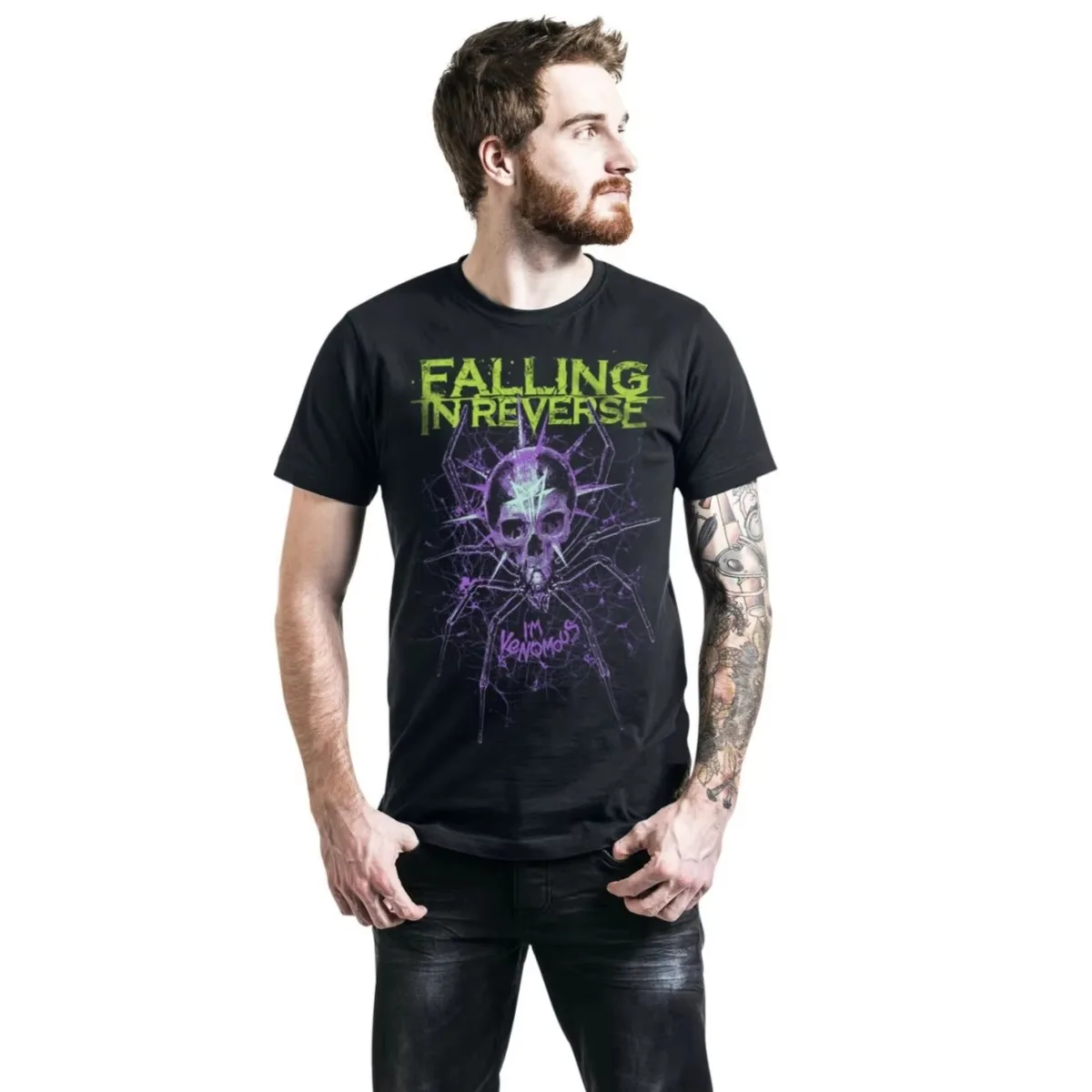 Falling in Reverse - Walking Dead Band Graphic T-Shirt Cotton Men Women Streetwear Tee