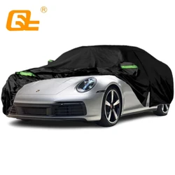 Waterproof Car Covers with 2004-2023 Porsche 911 (992/996/997 Series) Turbo/Carrera with Zipper Door for Snowproof UV Windproof