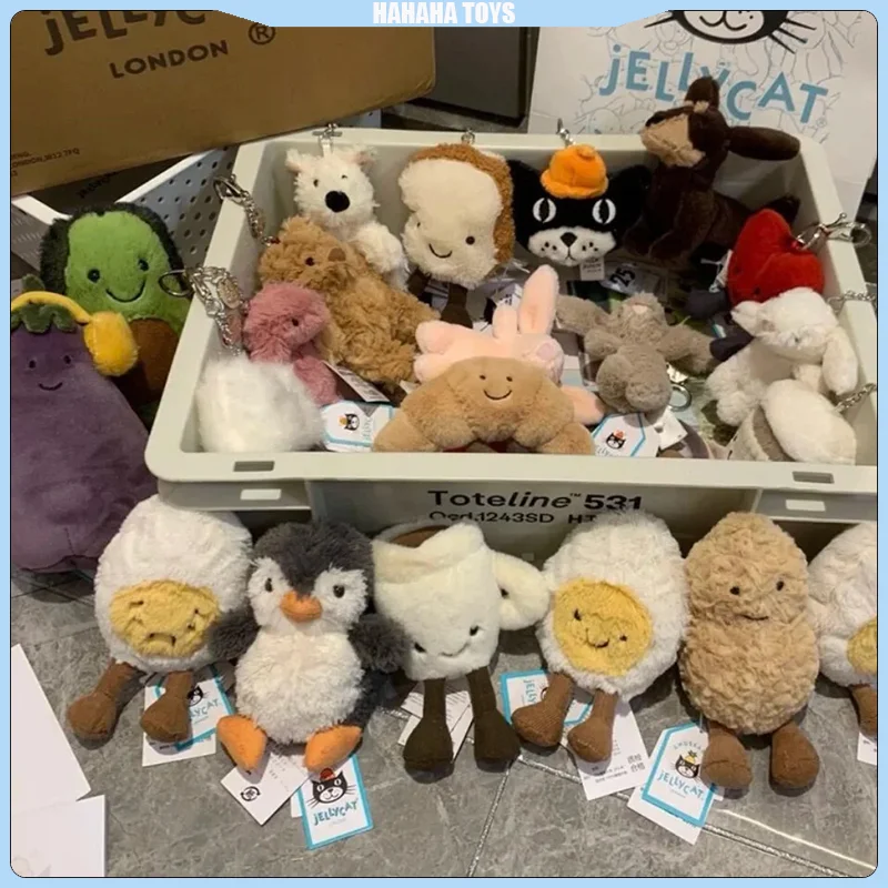 Kawaii Plush Cotton Candy Two Tone kawaii Soft Two Tone Keychain Bag Pendant Plush Accessories Doll Car Pendant Holiday Gifts