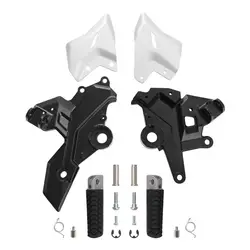 Motorcycle Front Driver Footrests Footpegs Brackets For Kawasaki Ninja 650 Z650 2017-2025 Z650RS 2022-2025