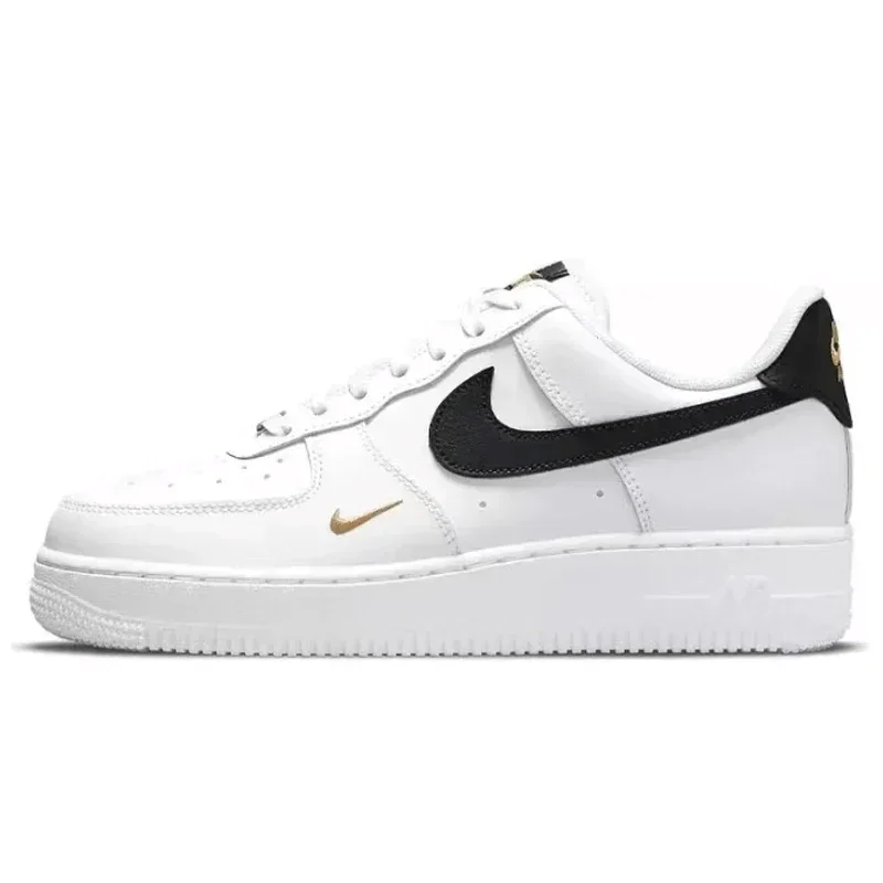 Nike-zapatillas Air Force 1 '07 Se para hombre y mujer, zapatos de Skateboarding de cuero, antideslizantes, resistentes al desgaste, ligeras, bajas, color blanco, rojo arroz