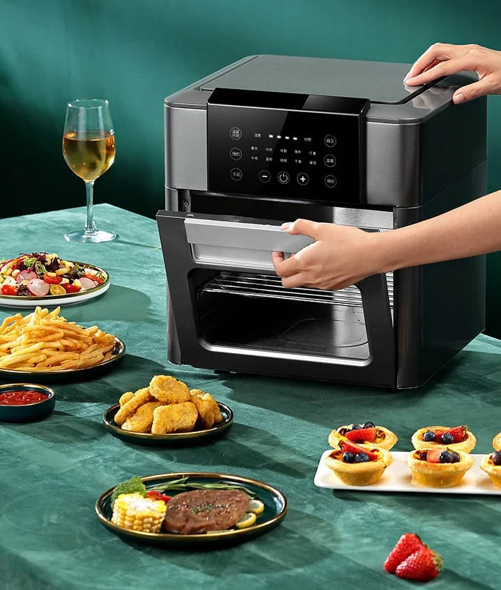 Smart Digital Air Fryer Without Oil 1600w Programmable Touchscreen Healthy Visual Two Layers Electric Oven Deep air Fryer