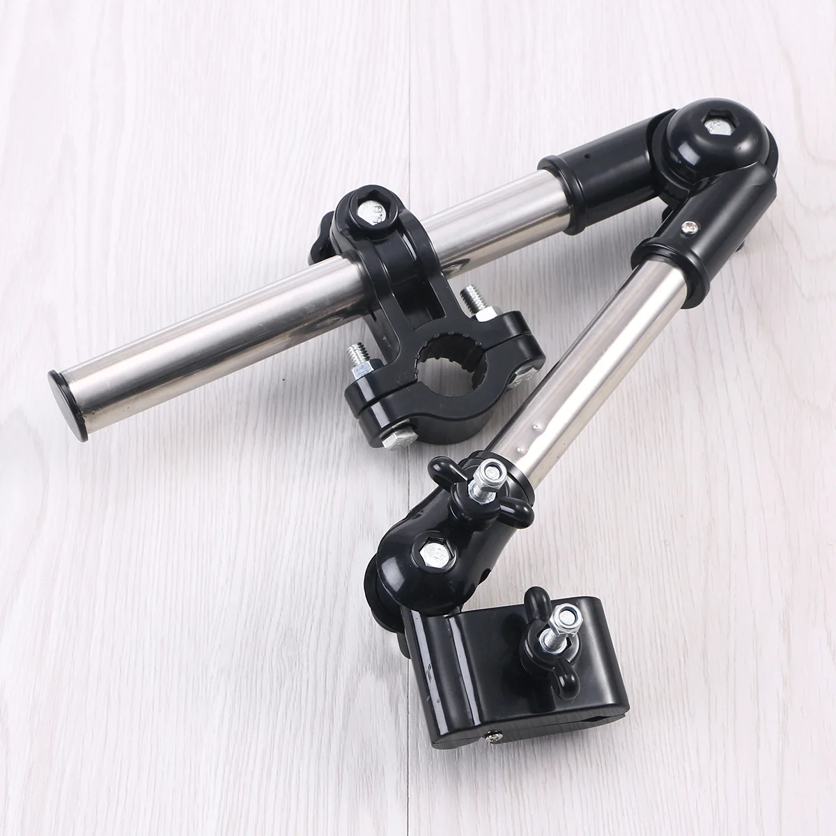 

Black Adjustable Umbrella Mount Stand Holder for Wheelchair Stroller Bike Clamp Outdoor Rain Sun Shade Umbrella Bracket
