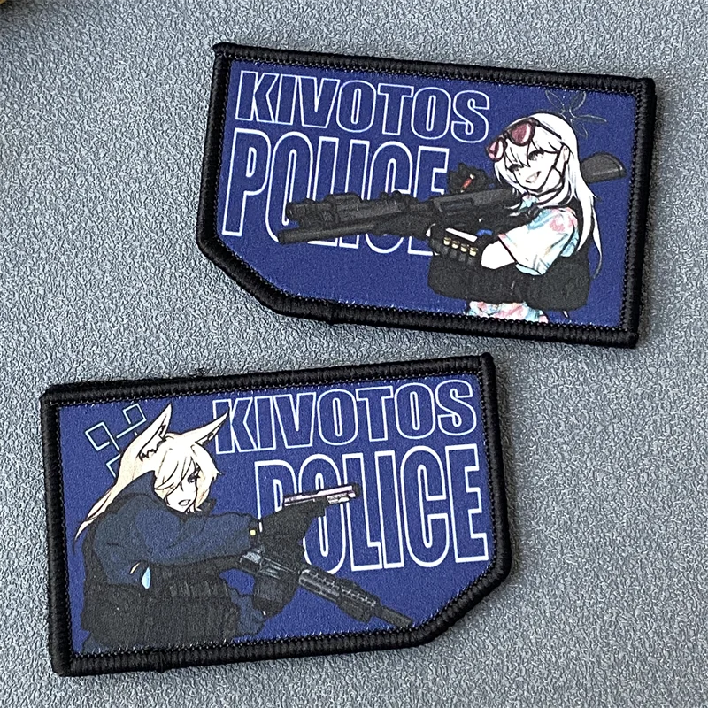 

Girls' Frontline Patch Anime Tactical Morale Military Badge Print Hook and Loop Backpack Clothes Decorative Sticker Armband