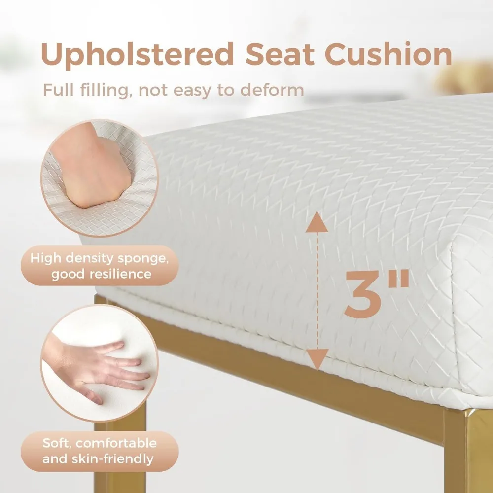 Counter Height Bar Stools with Back for Kitchen Counter 24 Inch Modern Upholstered Faux Leather Barstools Farmhouse Bar Chairs