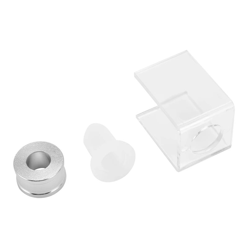 

BEAU-3 Piece Set DIY 12.1Mm Simple Lipstick Filling Tube Silicone Mold Aluminum Ring Single Hole Bracket Homemade Lipstick Tool