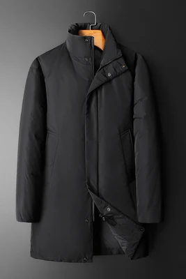 2024 nueva llegada chaqueta de invierno 80% chaquetas de pato blanco hombres, moda para hombre espesar cálido parkas gabardina tamaño M-XXXL