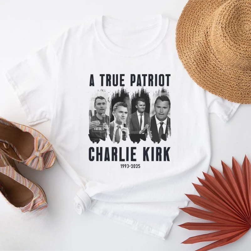 Charlie Kirk Memories 1993-2025 Team Kirk Tribute Shirt Freedom Is Not Free It Must Be Fought for And Defended Graphic T Shirts