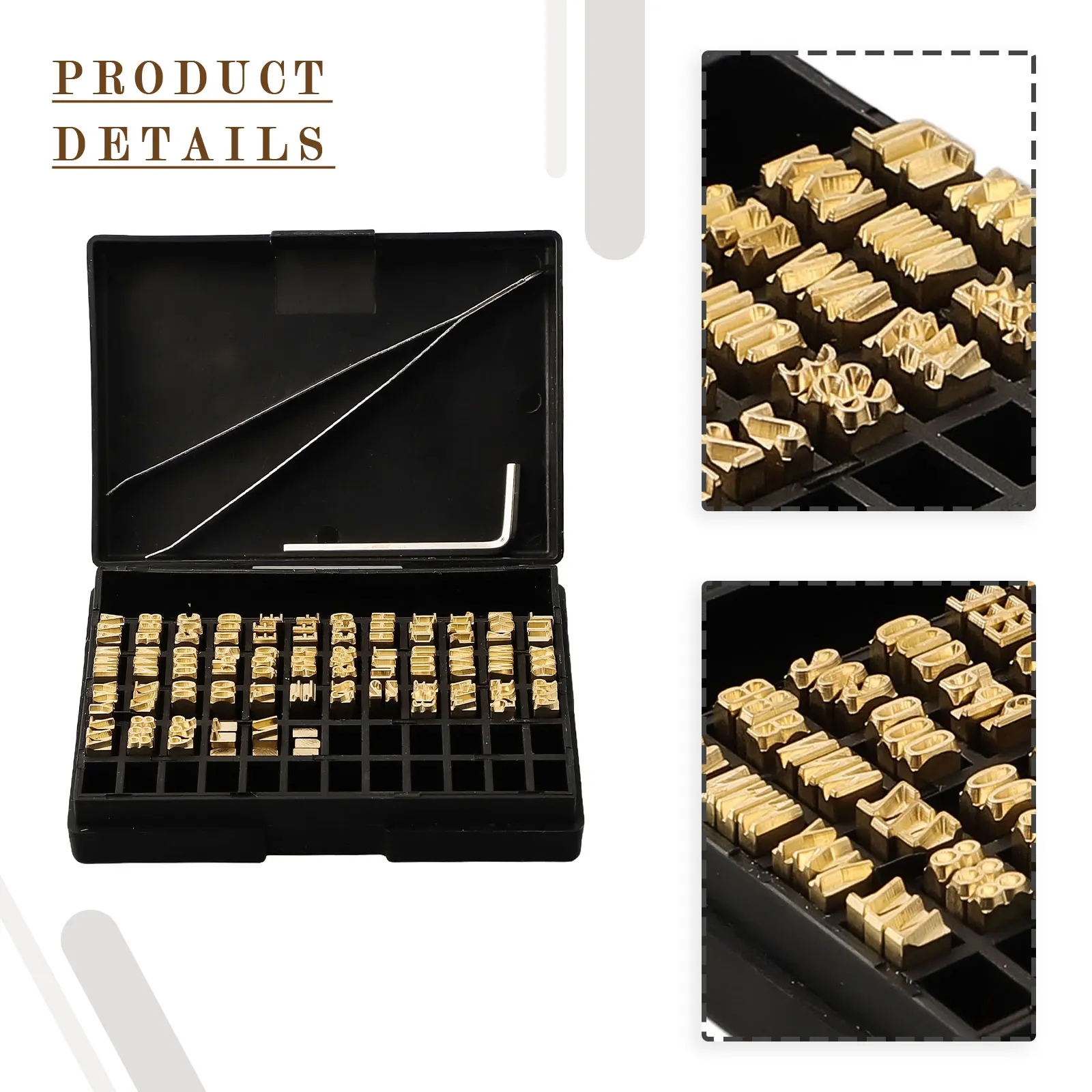 

Diverse Collection of 120pcs Hot Stamp Lettering Suitable For All Your Product Labeling Needs Across Various Sectors