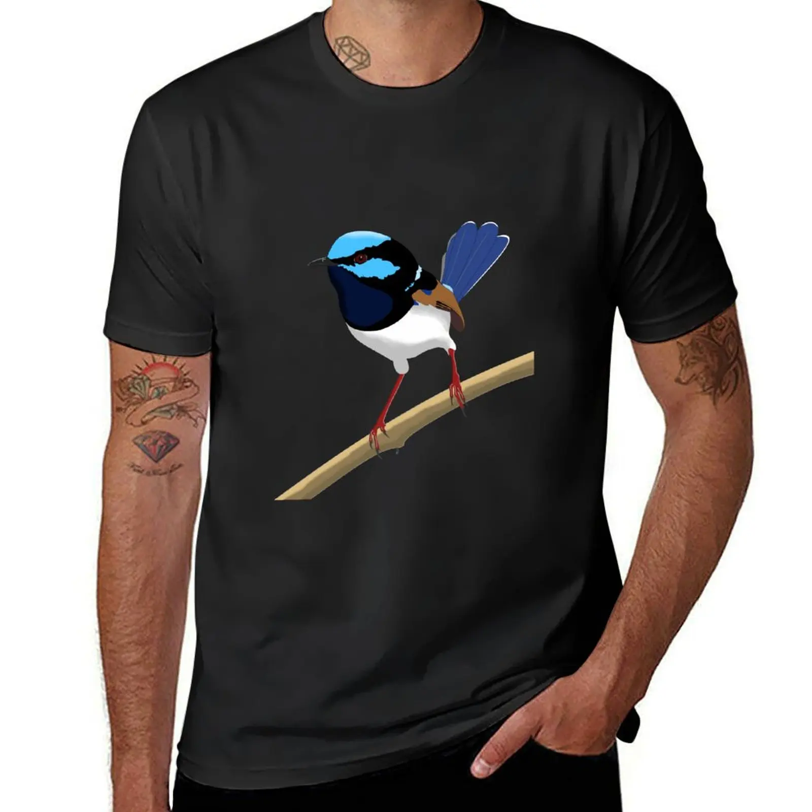 Superb Fairywren T-Shirt summer clothes plain sublime plus sizes heavy weight t shirts for men