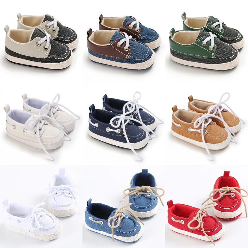 

Удобная детская повседневная обувь на плоской подошве на весну и осень, минималистичный дизайн для мужчин в возрасте 0–18 месяцев.