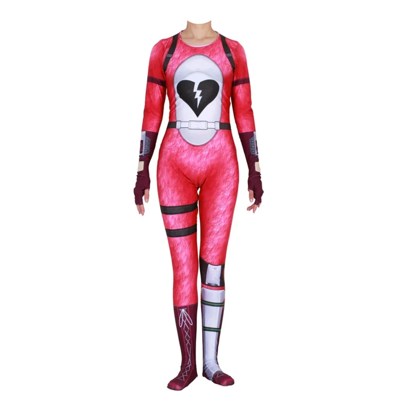 Cuddle Team Leader Cosplay Costume Jumpsuit Mask Headgear Game Role Play Men Kid Uniform Halloween Christmas Carnival Full Set