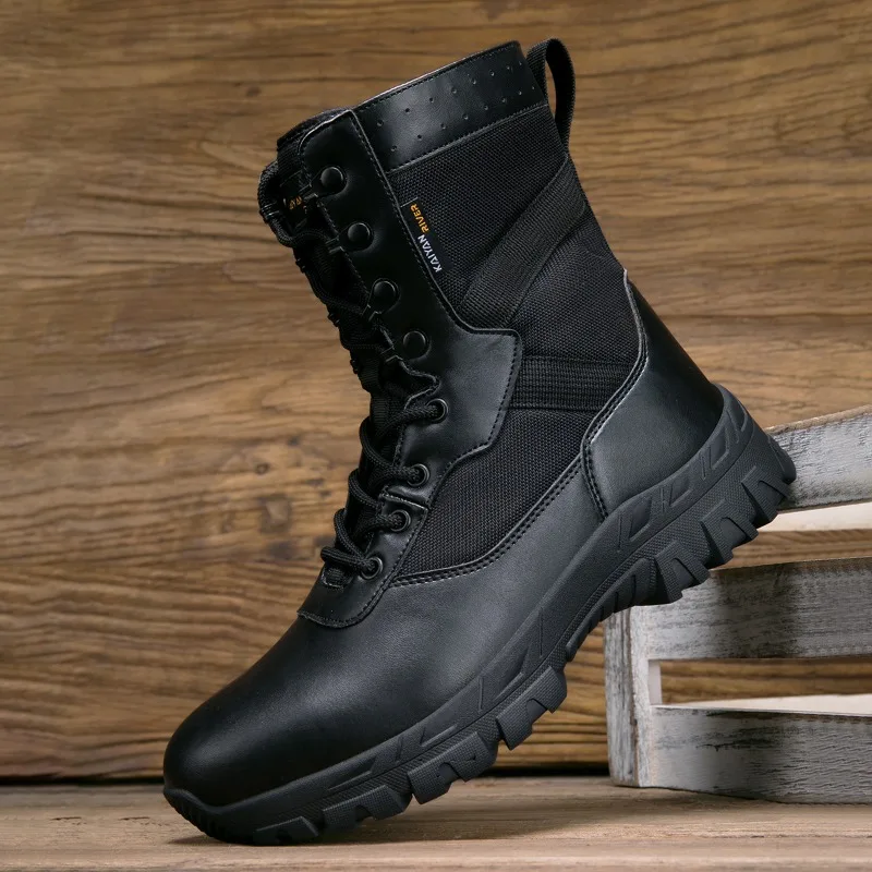 

Waterproof Men's Sneakers Anti Slip Outdoor Mountaineering Hiking Shoes Men's Tactical Boots Zapatillas Hombre Motorcycle Boots