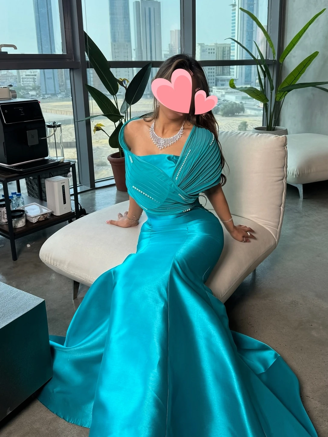 

Oisslec Dress Elegant Vintage Sweet Green Blue Beads Mermaid Stylish Customize Formal Occasion Prom Dress Evening Party Gowns