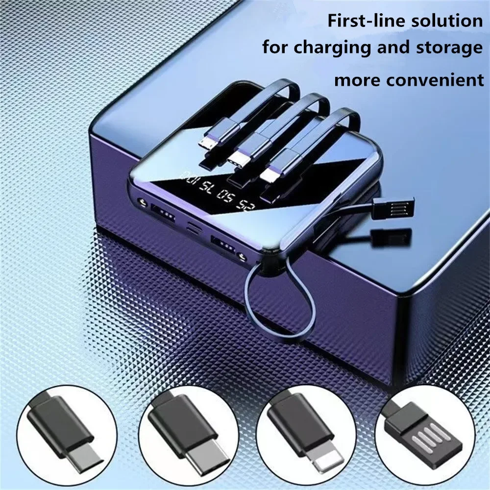 New Mini outdoor power bank 15000mah portable charger with flashlight charger external battery pack mobile universal power bank