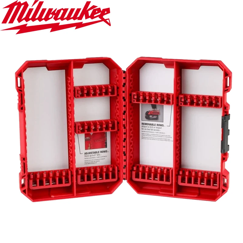 Milwaukee 48-32-9922 Large Case For Impact Driver Accessories High-capacity Drill Bit Bracket DIY ToolBox