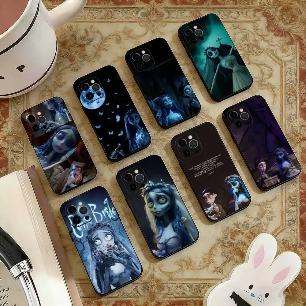 

Corpse Bride-E-Emily Phone Case For iPhone 17, 16,15,14,13,12,11 Plus,Pro Max, Others Soft Black Cover