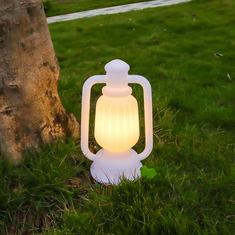 YM Storm Lantern ضوء التخييم المحمولة متعددة الوظائف السفر PE البلاستيك الإضاءة في الهواء الطلق IP67 #5