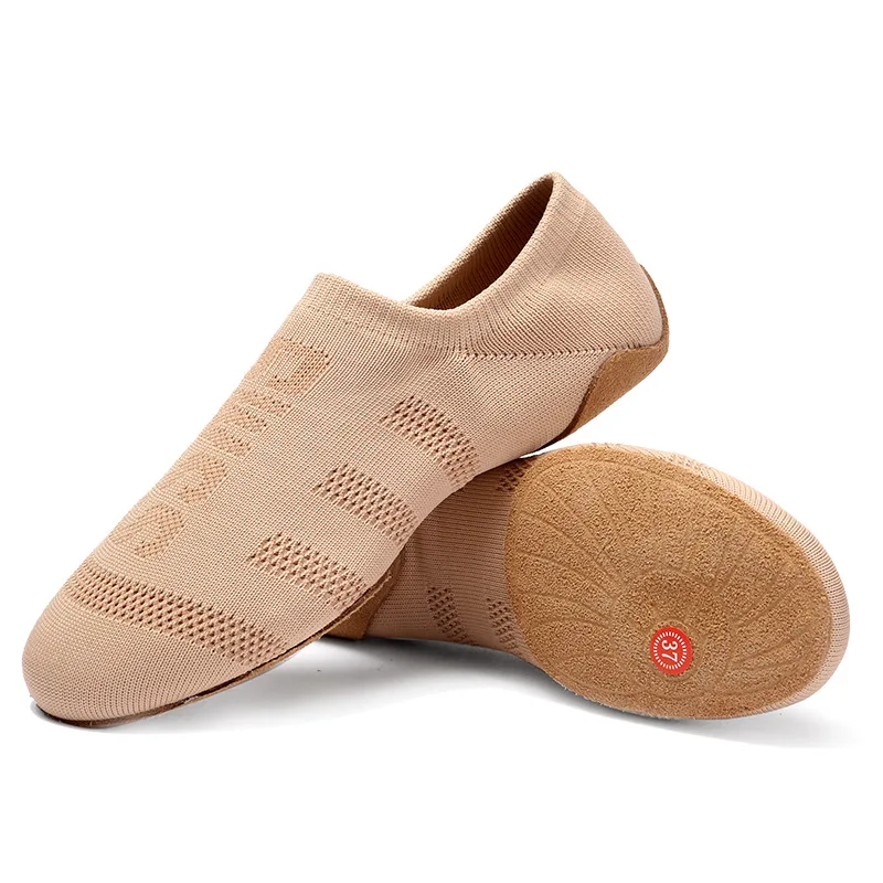 

Women Ballet Dance Shoes Ladies Girls Teacher Ballroom Soft Bottom Dancing Sneaker Indoor/outdoor Fly Weaving Sock Ballet Shoes