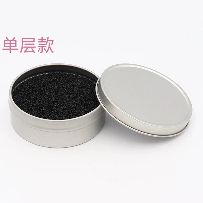 1pc Dry Cleaning Box Sponge Makeup Brush Clean Scrubbing Tool Wet Dry Dual-use Quick Cosmetic Wash Box Single or Double Layers