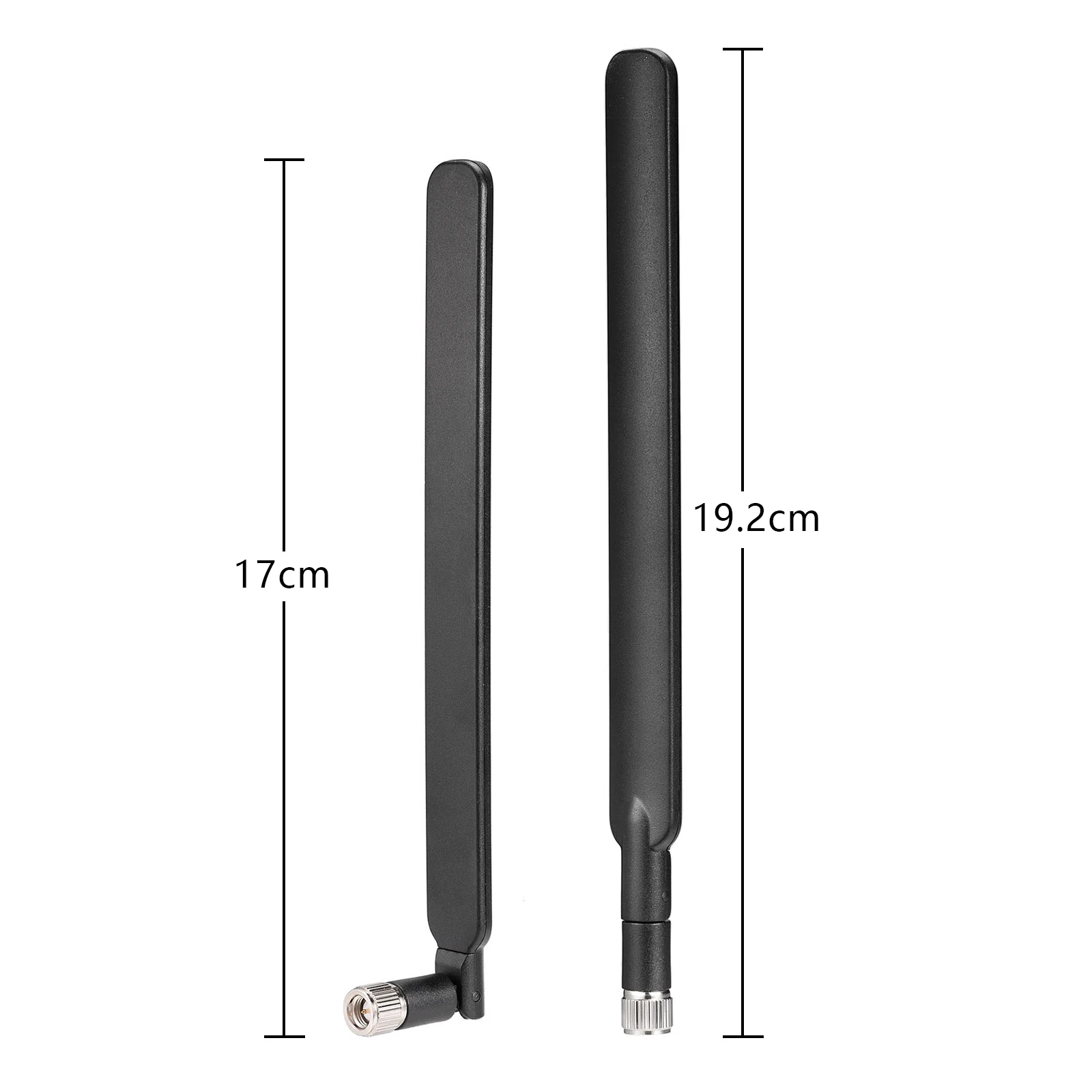 Smile bat 2pcs 6dbi 4G persévérance Large Bande 700-2600Mhz Omni Directionnel Antenne RP-SMA Connecteur pour Verizon AT&T Sans Fil T-Mobile