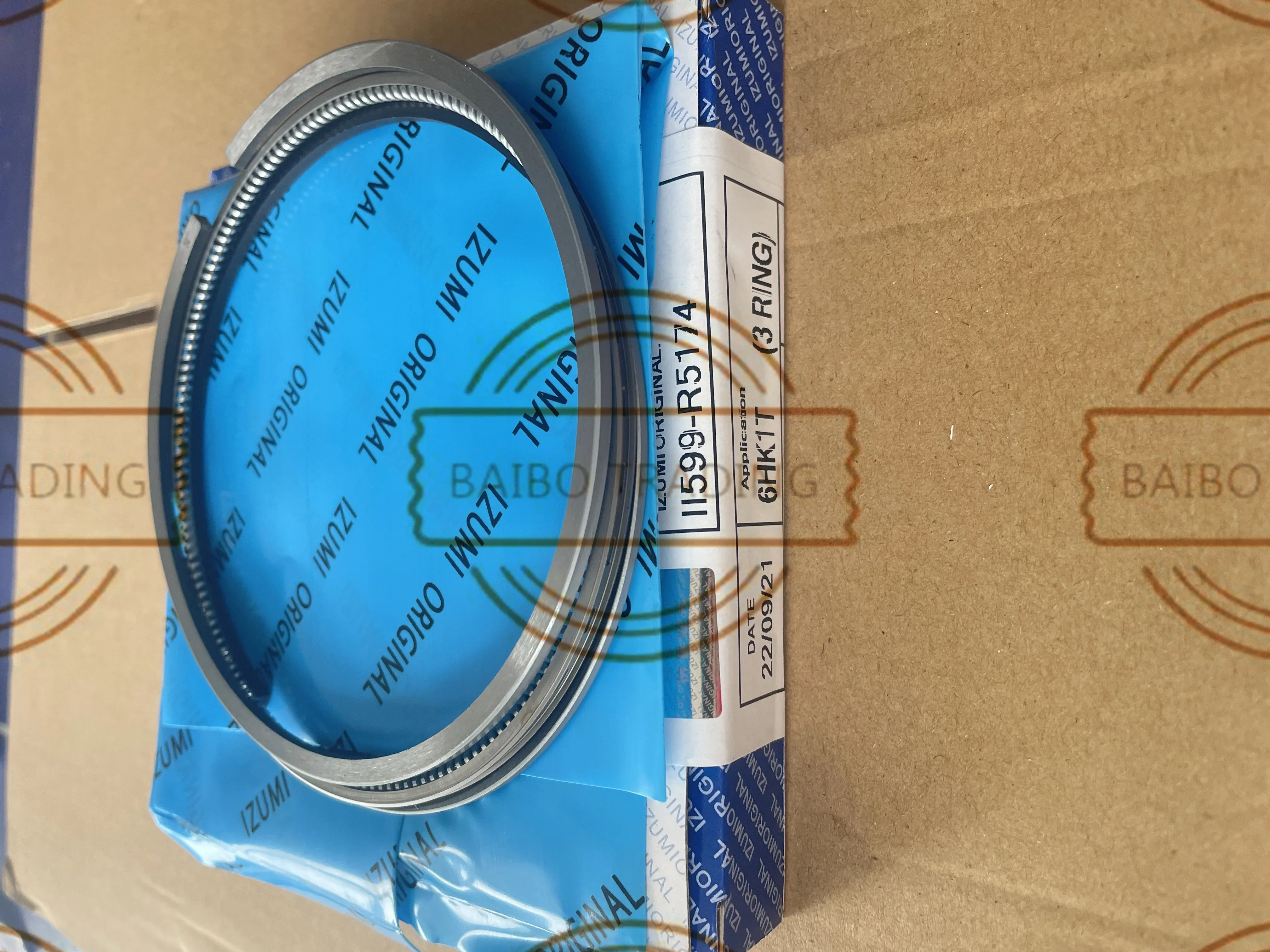 IZUMI brand 6HK1 6HK1T  Piston Ring Set engine repair parts 8980401250 For Bus FTR