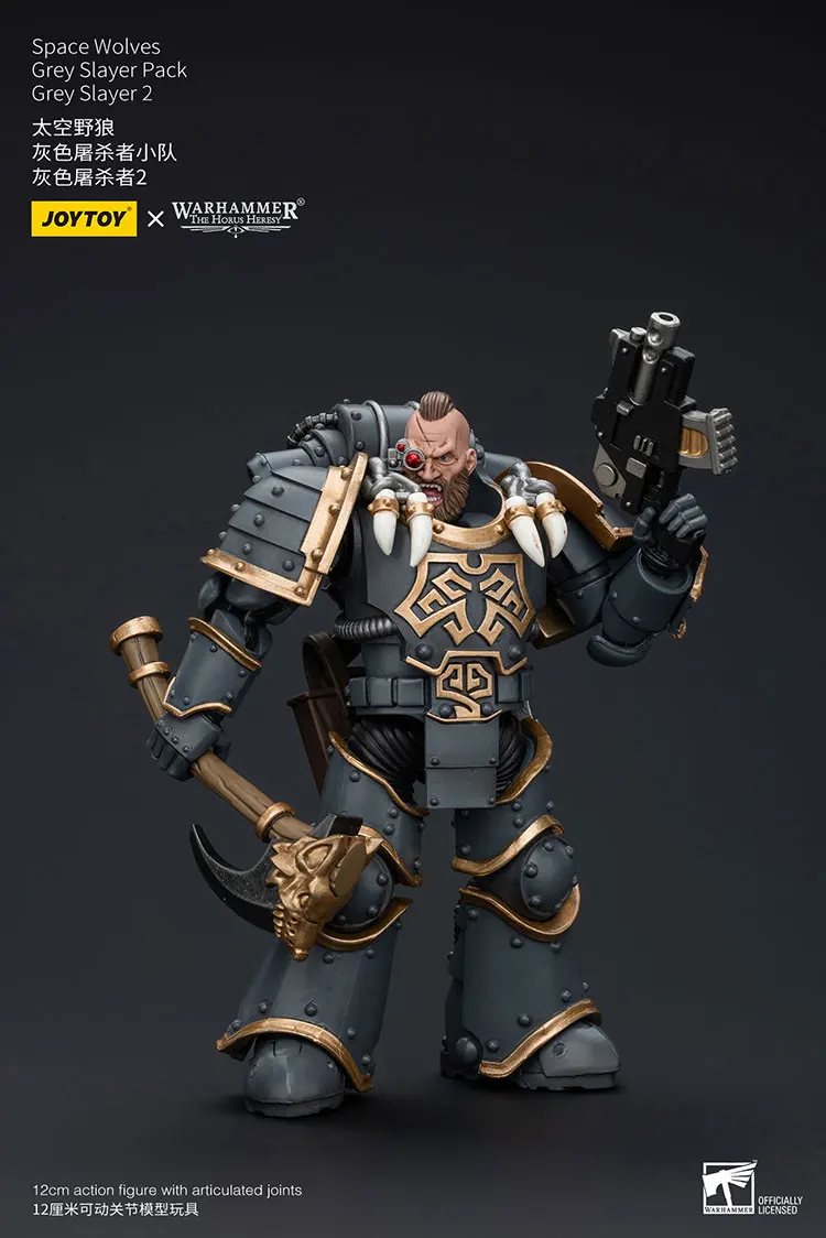 

JOYTOY Warhammer "The Horus Heresy" Space Wolves Grey Slayer Pack Grey Slayer2 Action Figures Doll Decoration Collection Gift