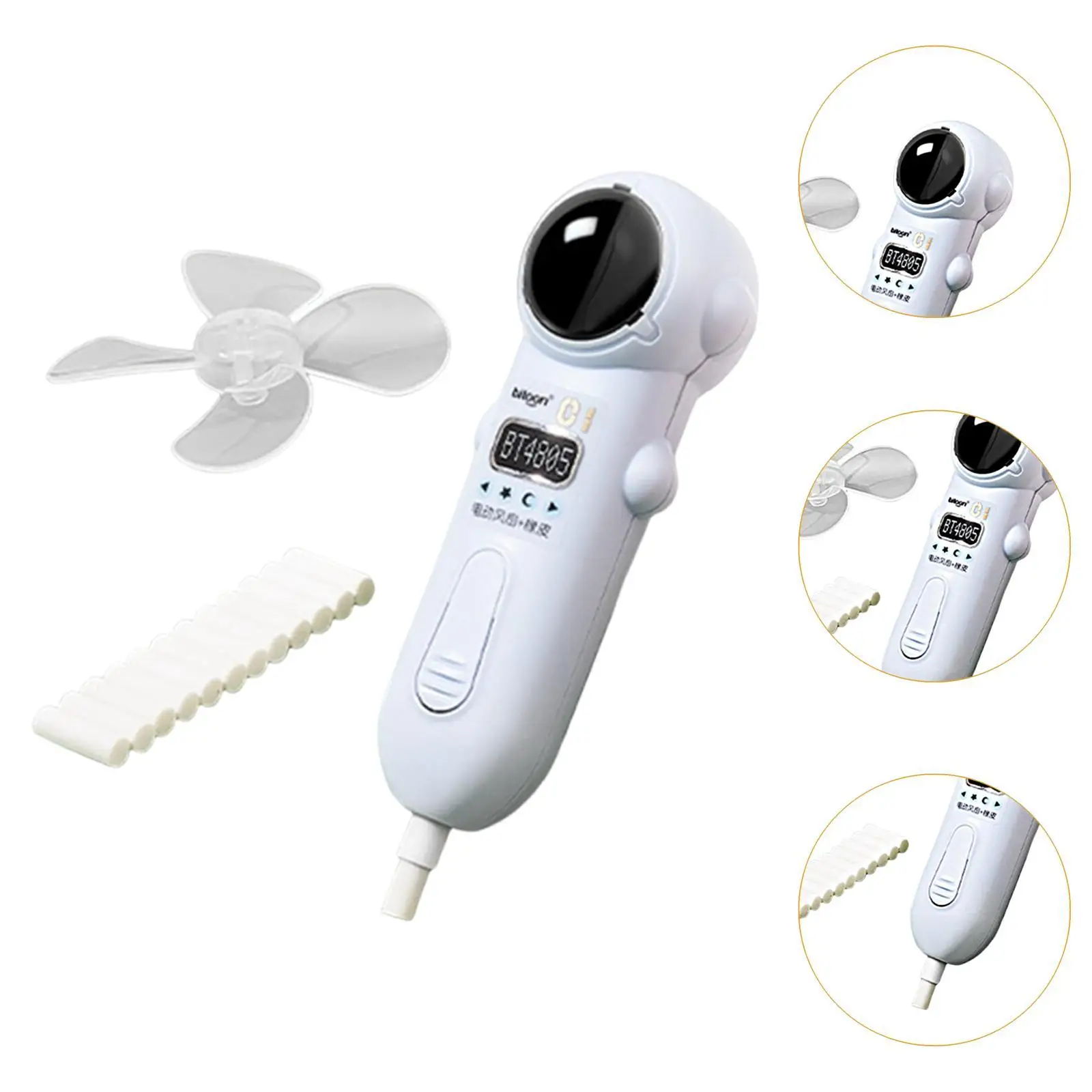 Electric Eraser Stationery with Fan Blade for Artists Art Project Drafting