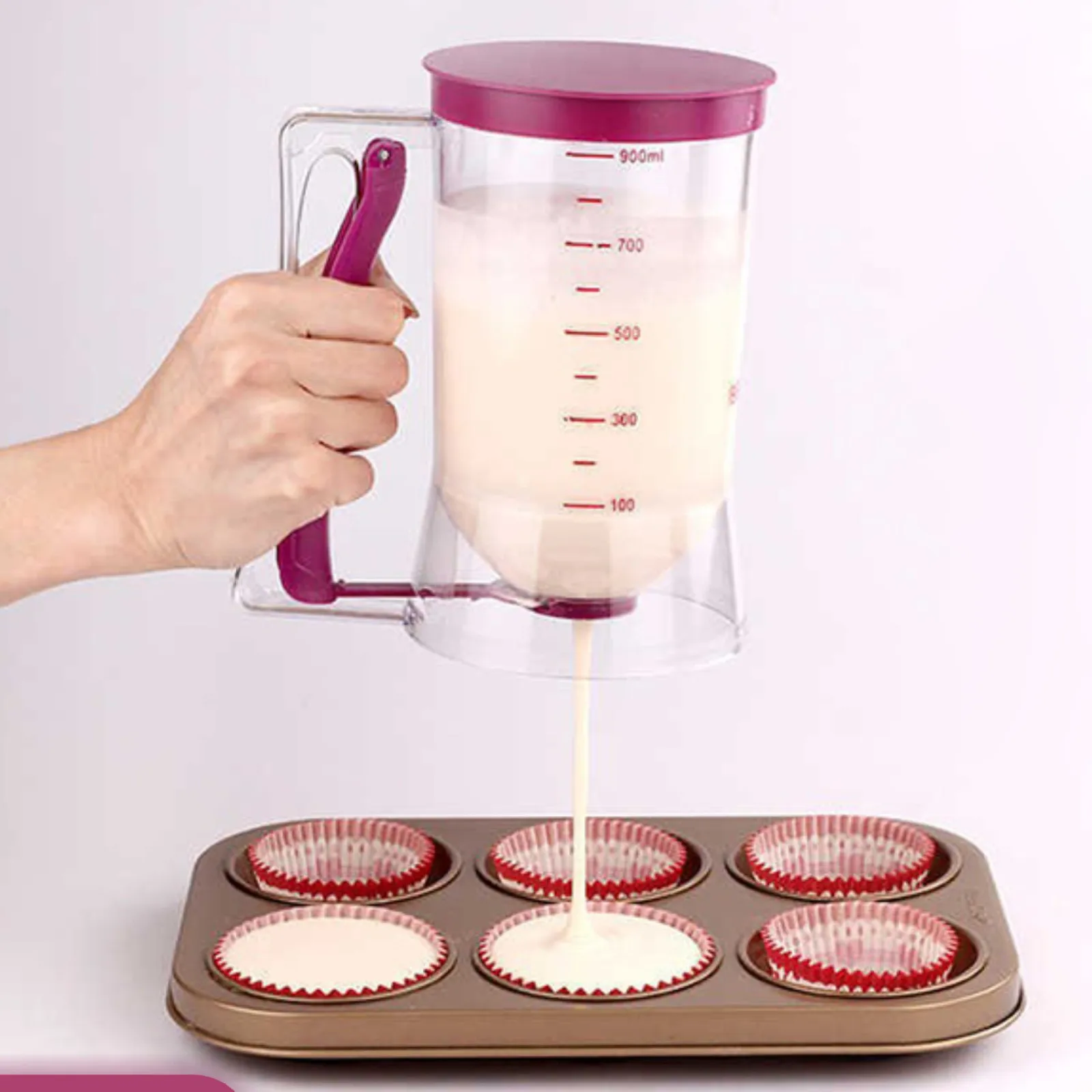 Batter Butter Separator Distributor Funnel Measuring Cup Kitchen Supplies Liquid Separator Measuring Cylinder