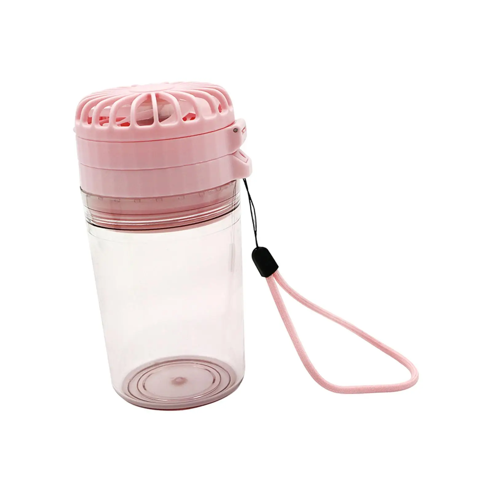 Garrafa de água com ventilador, 3 velocidades, portátil, verão, casual, ventilador de refrigeração removível para camping, ciclismo, caminhadas, esportes ao ar livre, viagem