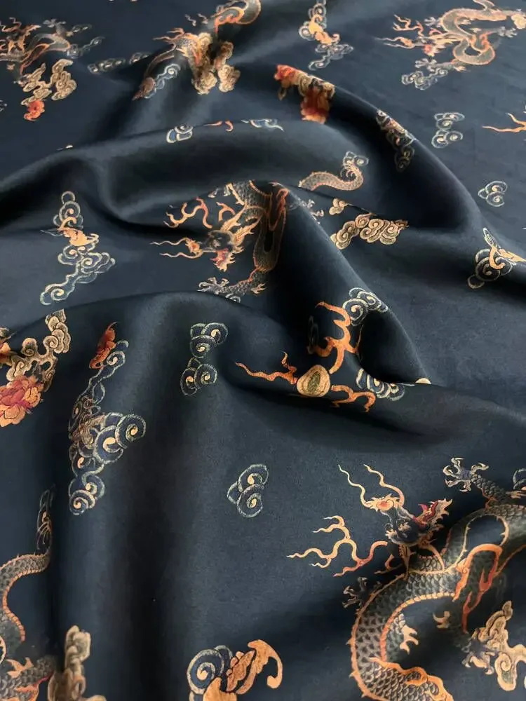 

Шелковая ткань Gambiered Canton марлевое платье Cheongsam модная одежда одежда швейная ткань оптовая продажа ткань метры Diy материал