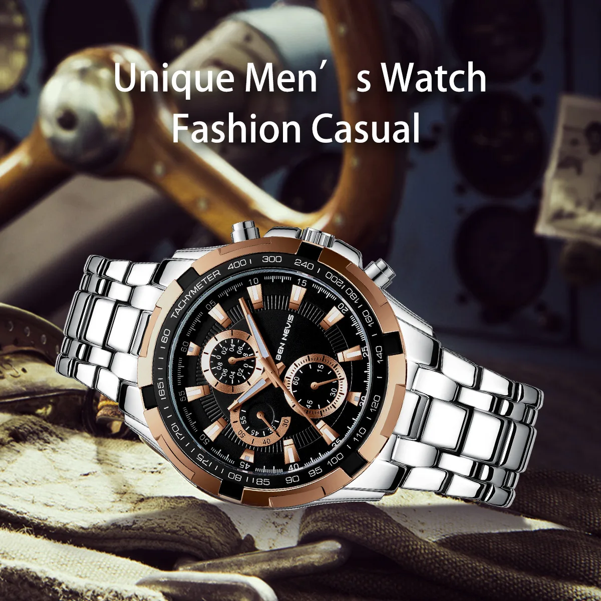 

Casual watches Sport Luxury Watch Men Wristwatch install Quartz Movement 3ATM Diving Men's Wristwatch