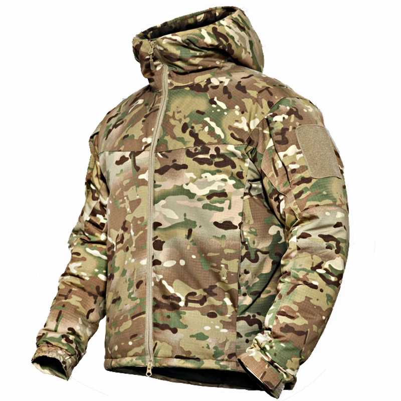 M65 Winter Tactical Parka Outdoor Warm Camouflage Hunting Jacket Coat Multicam Hoodie Outwear Dropship Casual Multi Pockets