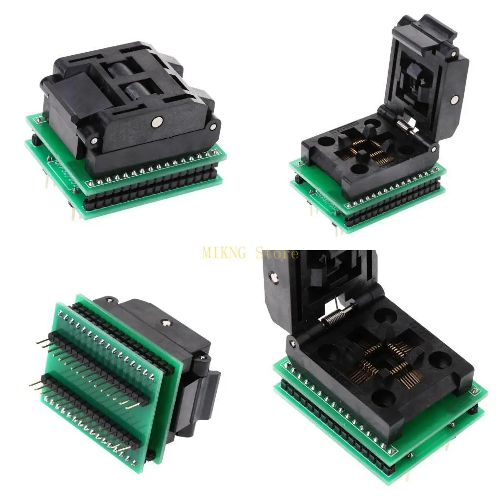 

TQFP32 QFP32 TO DIP32 IC-адаптер для программатора, тестовое гнездо SA663 Burning для S, лучшая распродажа