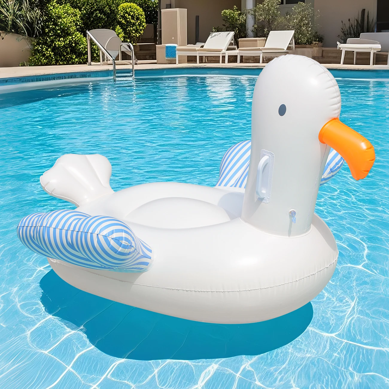 Anneau de natation mouette, flotteurs de piscine d'été, aide à la natation sur la plage et la piscine, jouets de plage pour fête à la piscine, 1 pièce