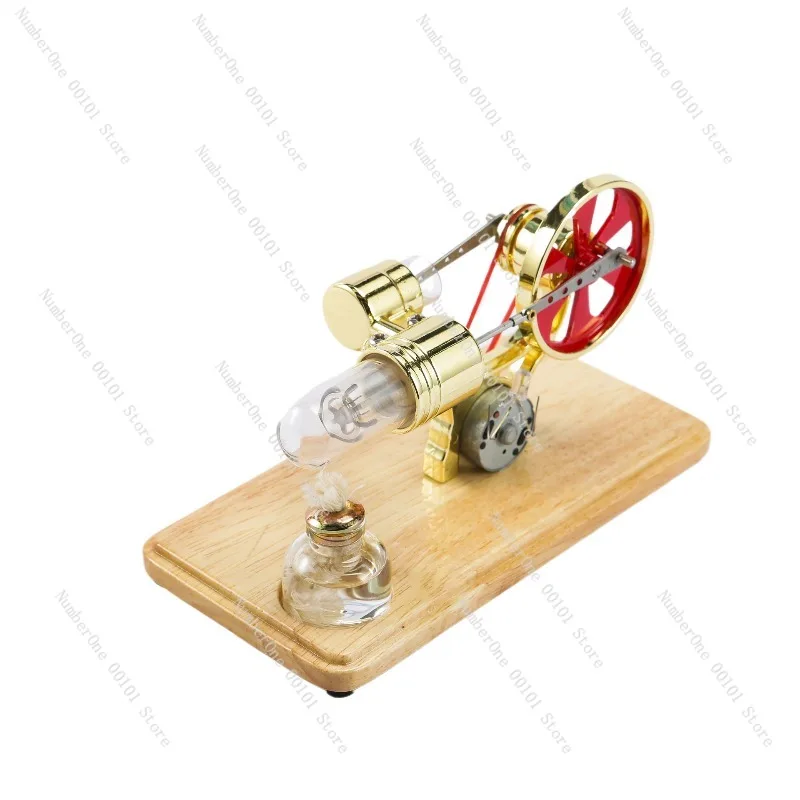 Four Color Stirling Engine Generator Model Physics Experiment Educational Toy Science Demonstration Model