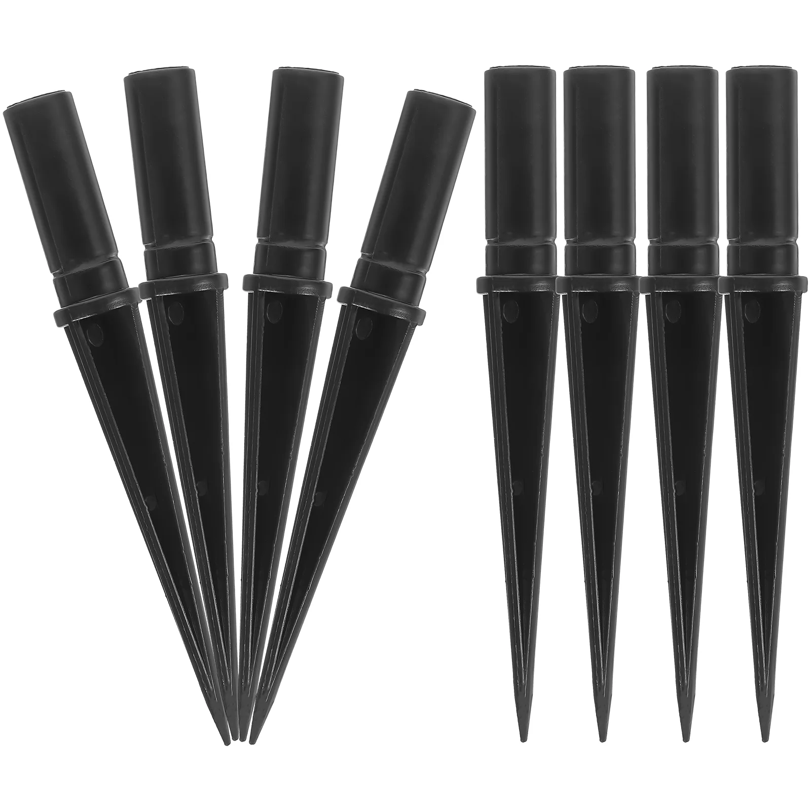 

10 Pcs Land Replacement Ground Stake Spike Plastic Solar Lights Pile Stakes for Lawn Garden